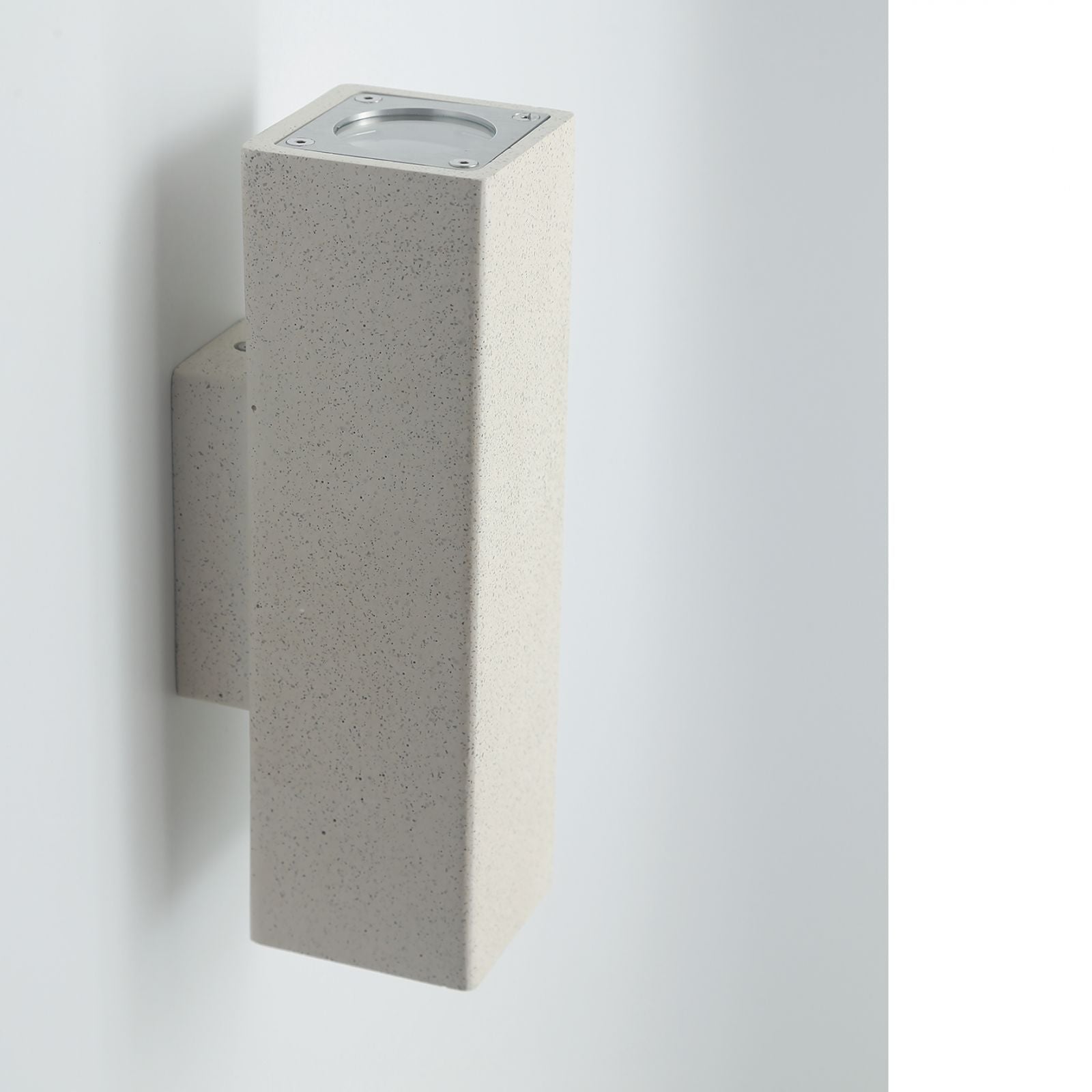 Applique per esterno in cemento bianco biemissione IP65 2xGU10 non incluse collezione OAKLAND Applique per esterno in cemento bianco biemissione IP65 2xGU10 non incluse collezione OAKLAND